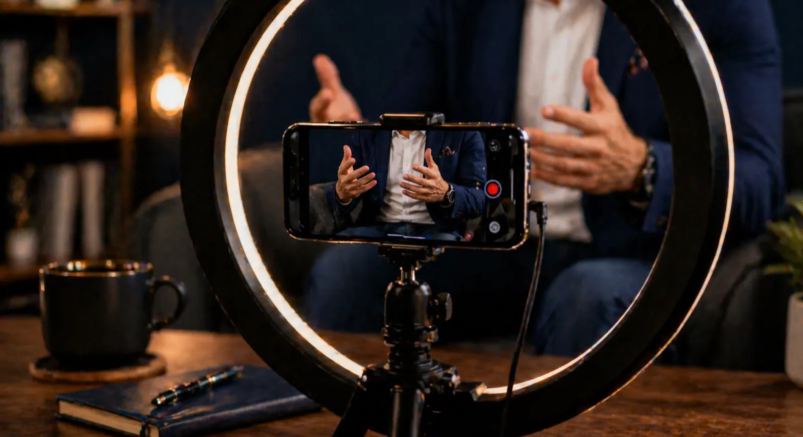 Social media live recording