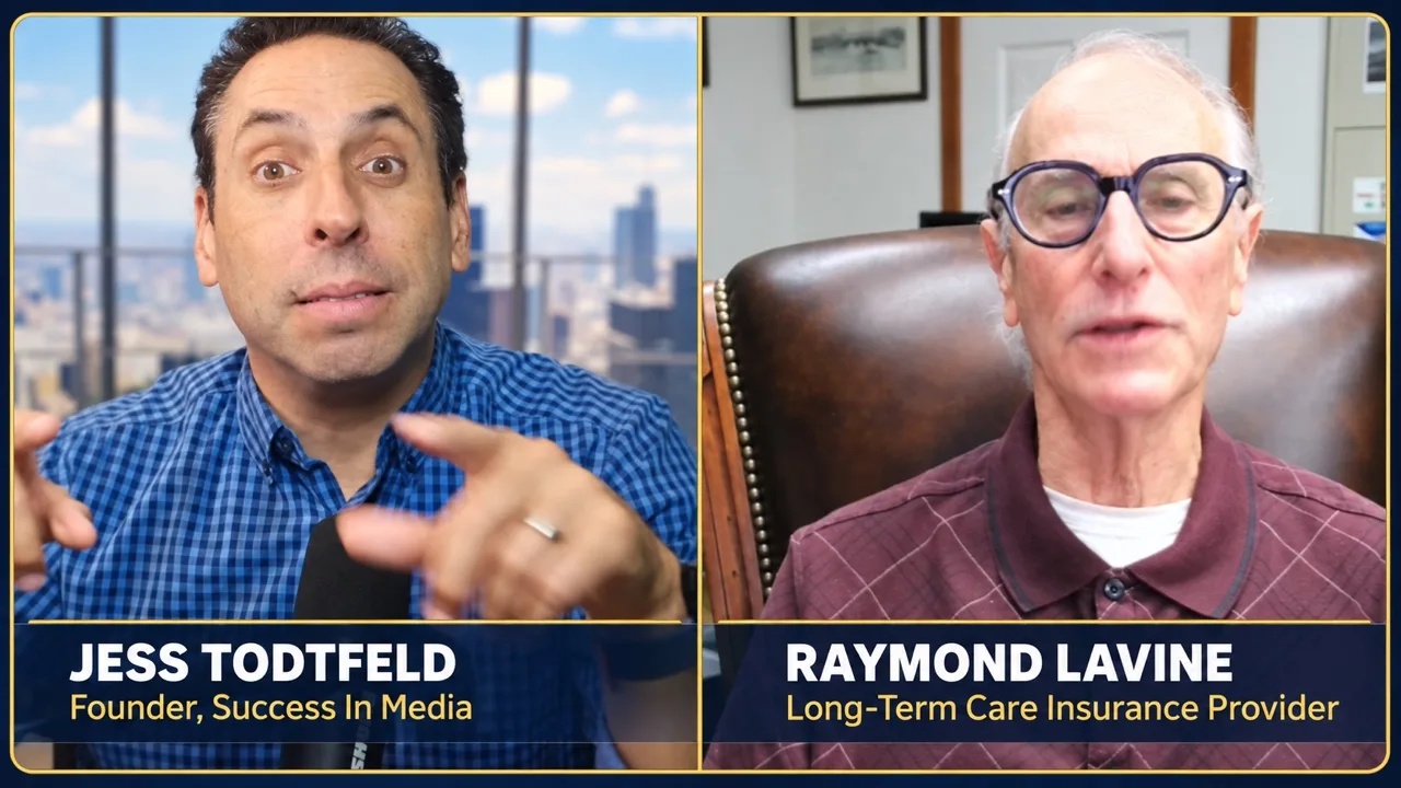 Raymond Lavine and Jess Todtfeld during the recorded interview