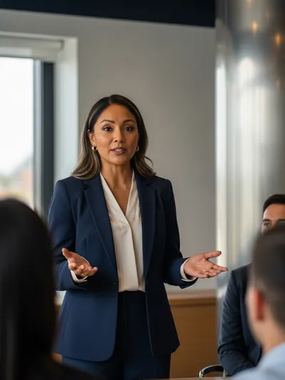 Speaker holding a room's attention from the first moments of a talk